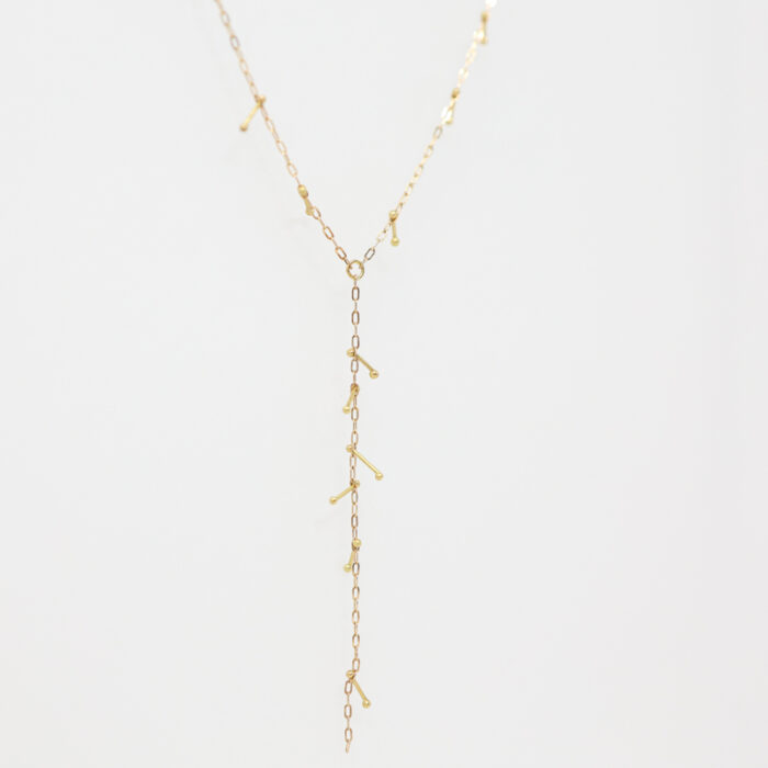 Juniper 2 pinned gold necklace, available for special order - Image 3