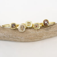 fancy cut square solitaire diamond ring - Image 6