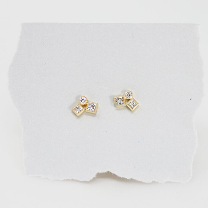 diamond confetti earrings - Image 3