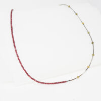 garnet and silver strand