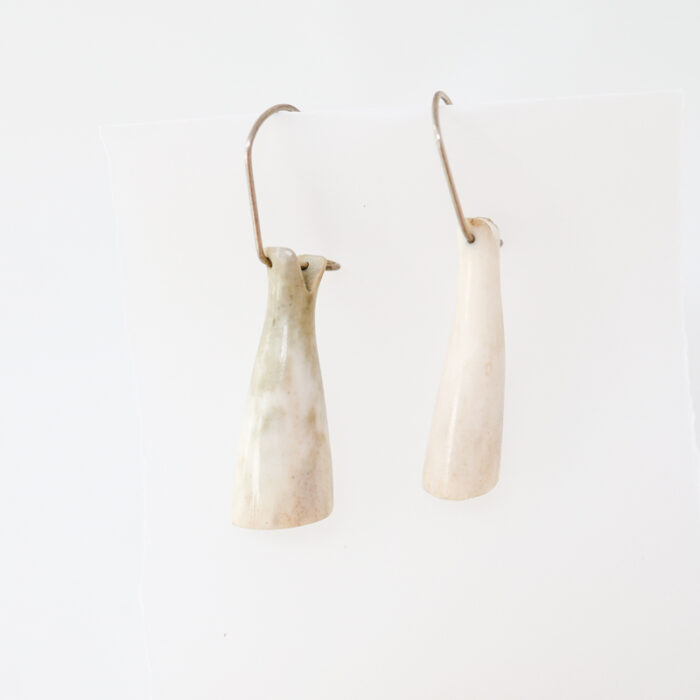 eric silva freeform antler earrings