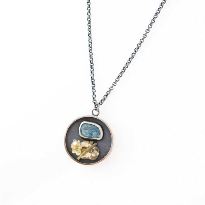 Carin Jones kyanite specimen necklace, jonesing for jewelry
