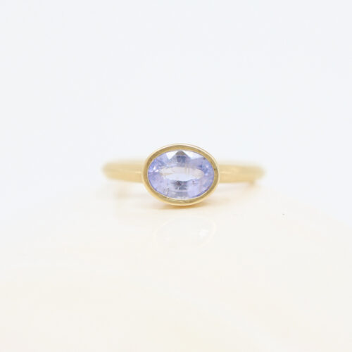 lavender sapphire ring, purple sapphire engagement ring