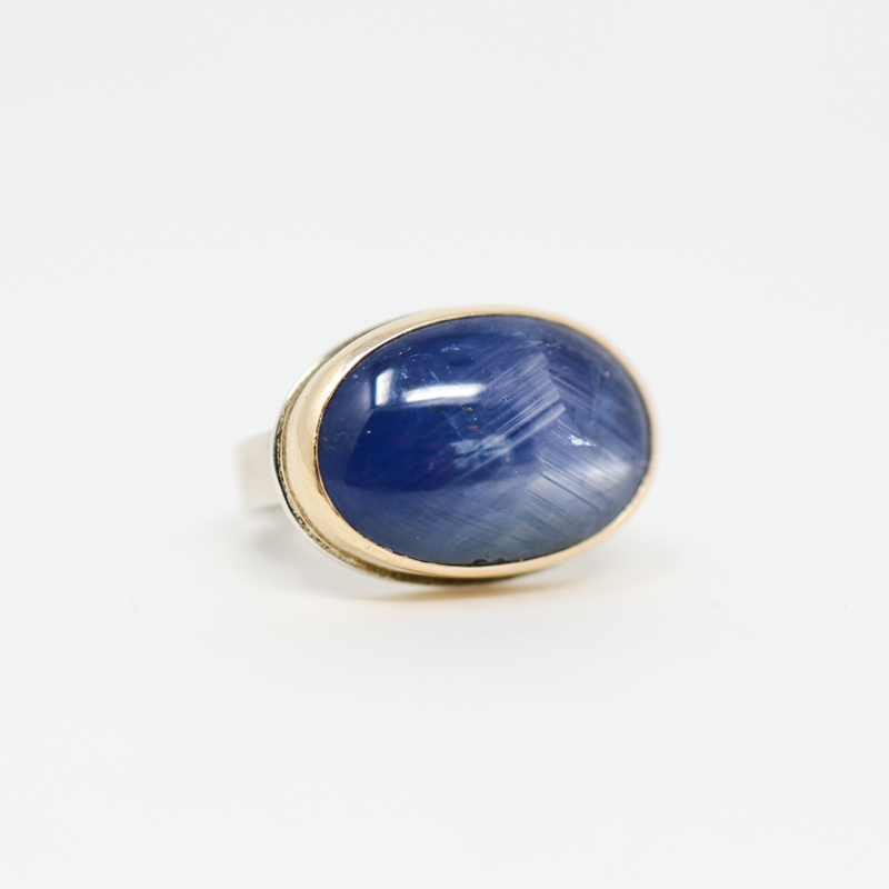 jamie joseph sapphire cocktail ring, preowned