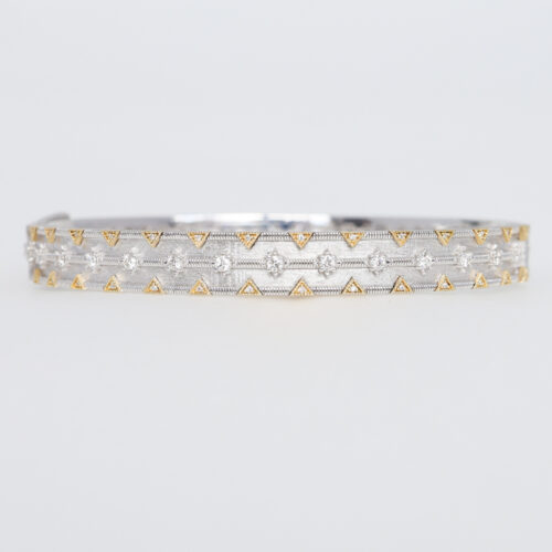 Jude Frances Lisse Borderland Triangle bangle