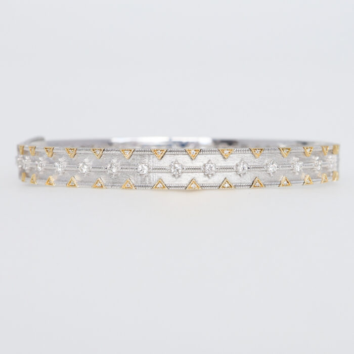 Jude Frances Lisse Borderland Triangle bangle
