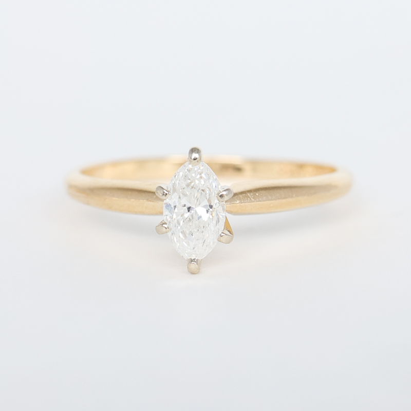 vintage marquise diamond ring