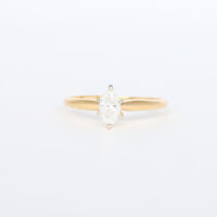 vintage marquise diamond ring - Image 2