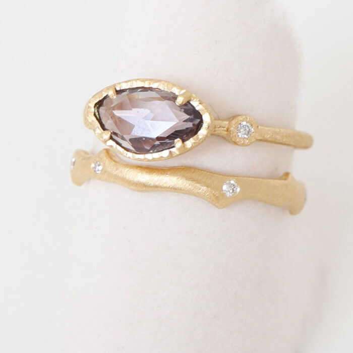 freeform sapphire muguet ring - Image 3