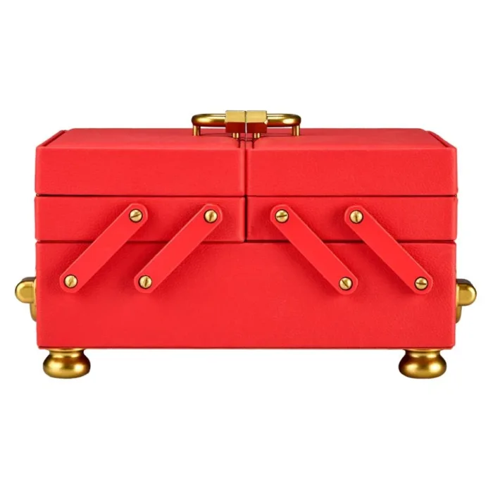 Marla Aaron baby everything jewelry box red