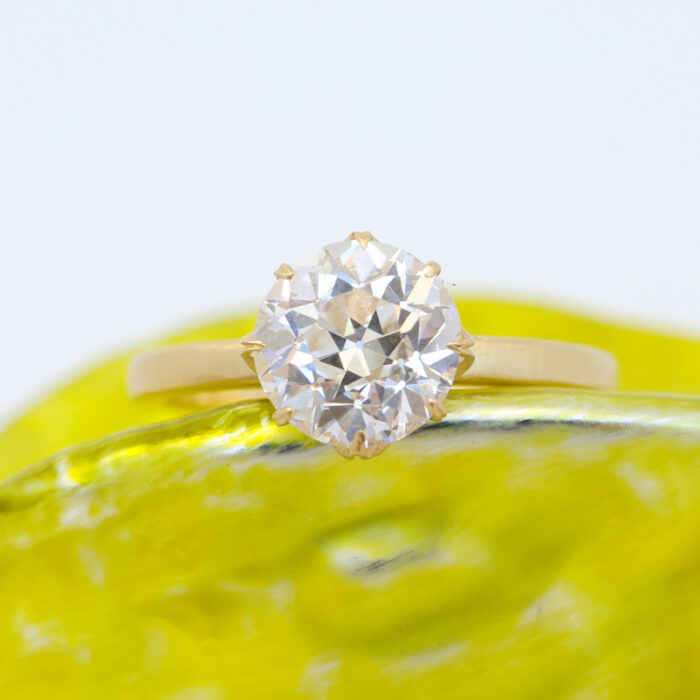 lab grown diamond lotus engagement ring Jennifer Dawes Design Salt Hill Jewelry Fargo