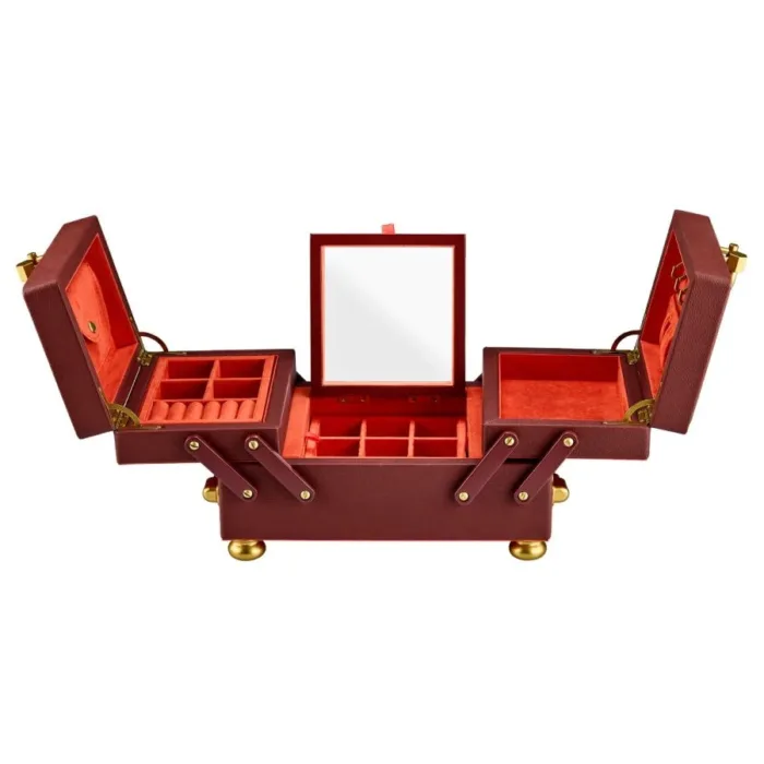 Marla Aaron x Wolf baby everything box in burgundy - Image 5