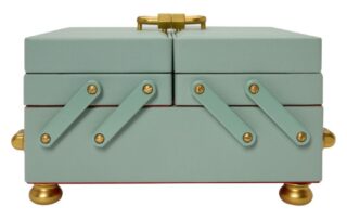 marla aaron baby everything jewelry box in celadon green seafoam