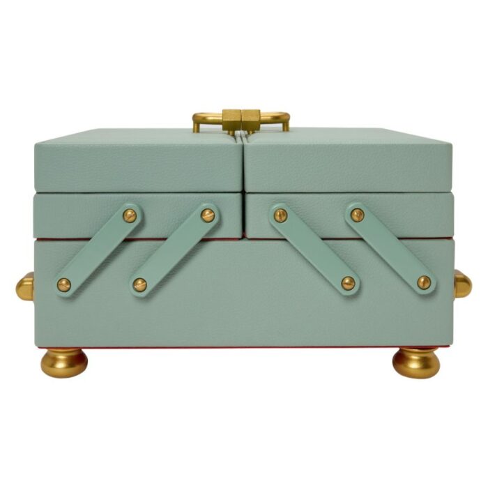 marla aaron baby everything jewelry box in celadon green seafoam
