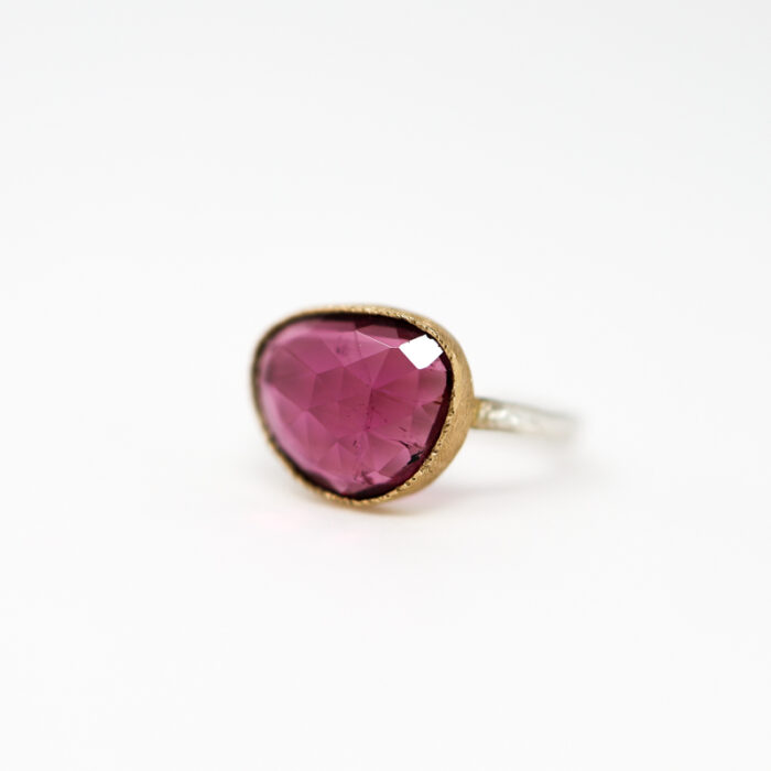 jammy pink tourmaline cocktail ring - Image 6
