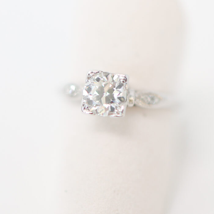 platinum mixed-shape diamond ring - Image 3