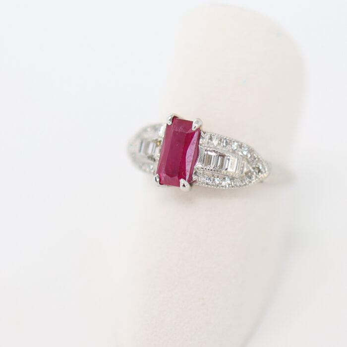 ruby and diamond ring - Image 3