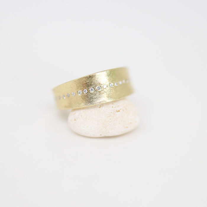 reserved: deposit, custom 6mm 14k yellow gold comfort curve edge band