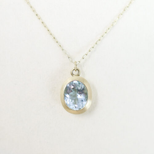 Judi Powers aquamarine amphora necklace at Salt Hill Jewelry Fargo