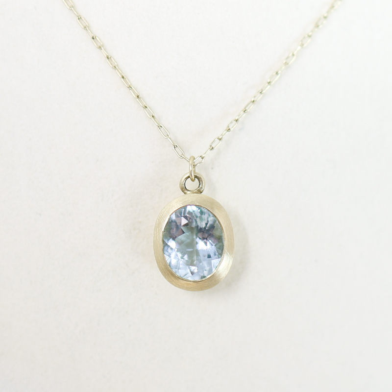 Judi Powers aquamarine amphora necklace at Salt Hill Jewelry Fargo