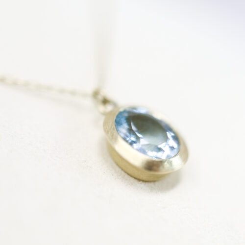 Judi powers aquamarine amphora necklace