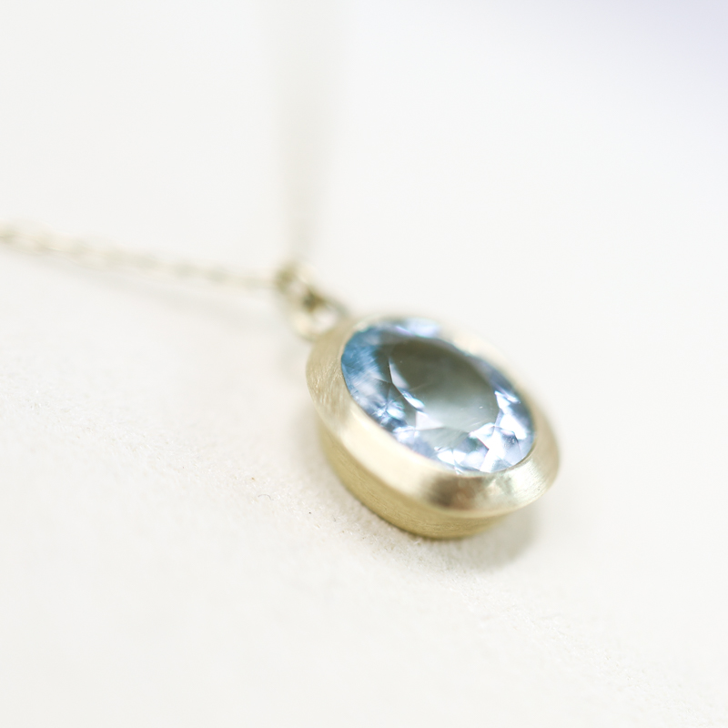 Judi powers aquamarine amphora necklace