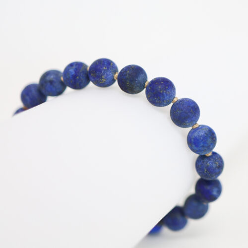 Judi powers matte lapis bracelet at Salt Hill Jewelry store downtown Fargo