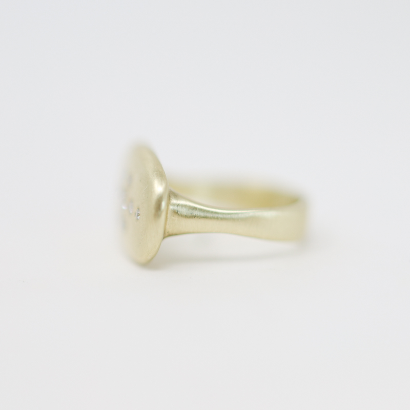 Arun Sawad ring with colorless diamonds - Image 4