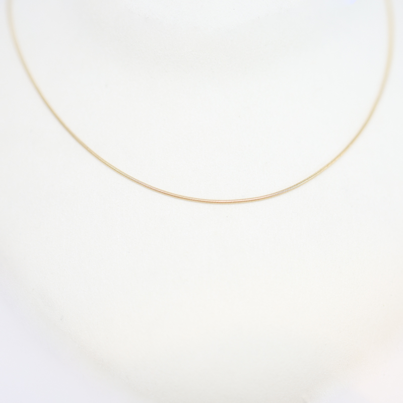 vintage 10k solid gold yellow gold snake chain