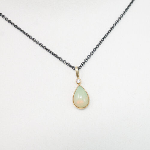 opal and diamond necklace Karin Jacobson